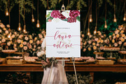 Welcome Sign Template Canva, an Invitation Template by ShineOnWedding (Thumbnail 3 of 10)