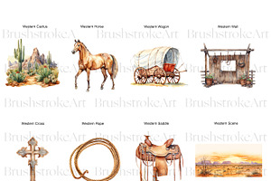 Western Clipart, Cowboy PNG, Western