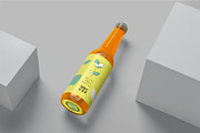 Glass Soda Bottle Mockups, a Product Mockup by megostudi0 (Thumbnail 5 of 7)