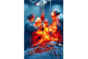 The modern hospital has a defocused, a Health & Medical Photo by ZinetroN