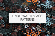 UNDERWATER / SPACE PATTERNS, a Pattern Graphic by ANAKOTO (Thumbnail 3 of 17)