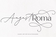 August Roma//Elegant Luxury Font Duo, a Handwritten Font by PeachCreme (Thumbnail 1 of 43)