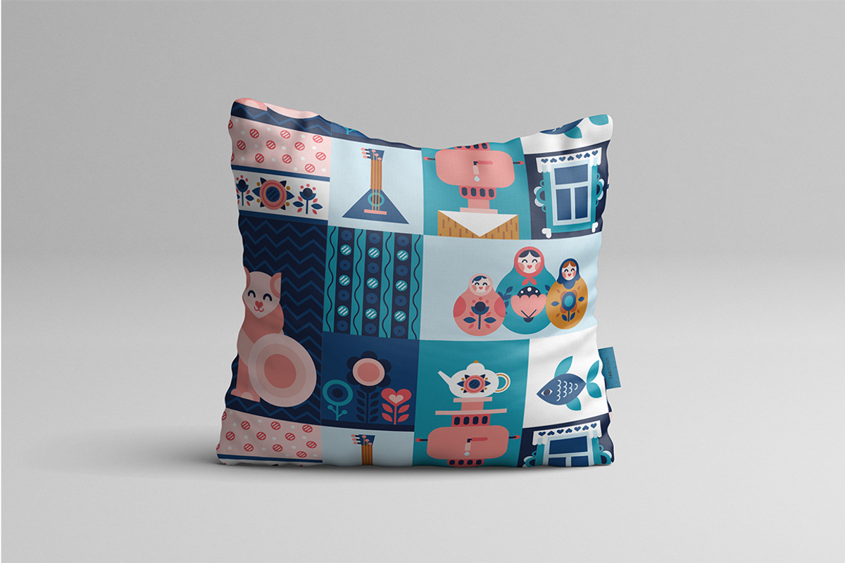 Matryoshka Folk art Illustration, a Decorative Illustration by OLLYSWEATSHIRT DSGN INC. (Photo 3 of 3)