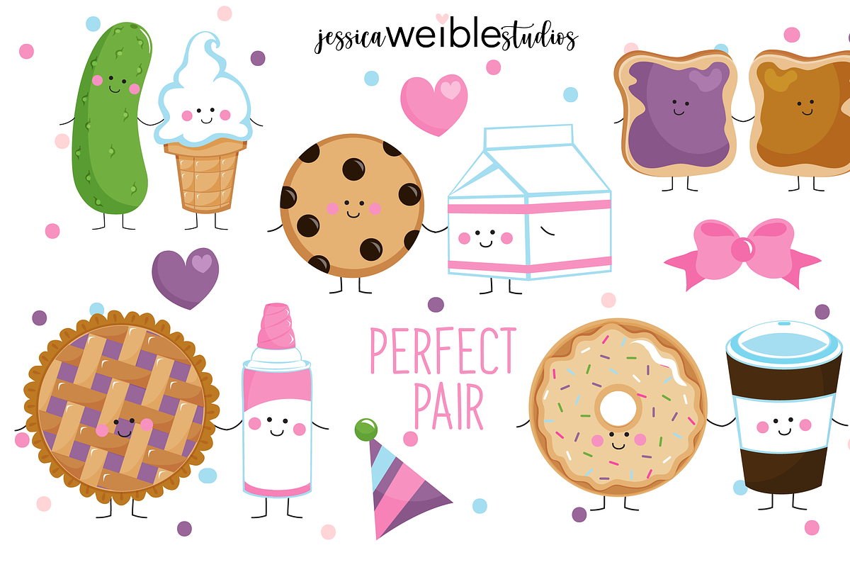 Perfect Pair, an Illustration by Jessica Weible Studios