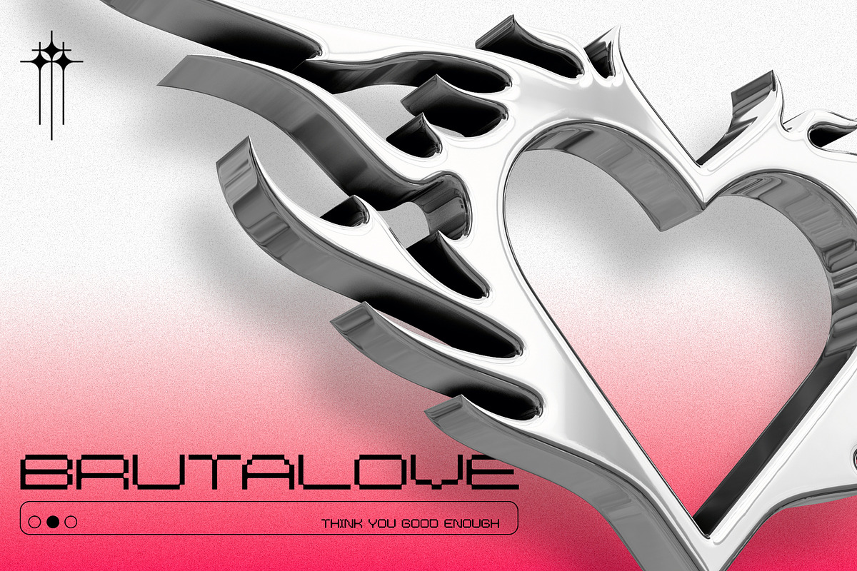 Chrome Love Collection – 93 Item PNG, an Object Graphic by Hainz Studio (Photo 9 of 10)