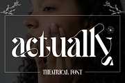 Theatrical Elegant - Ligatures Font, a Serif Font by 177Studio (Thumbnail 2 of 8)