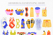 Summer Weekend Collection, a Seasonal Illustration by GVGraphics (Thumbnail 2 of 18)