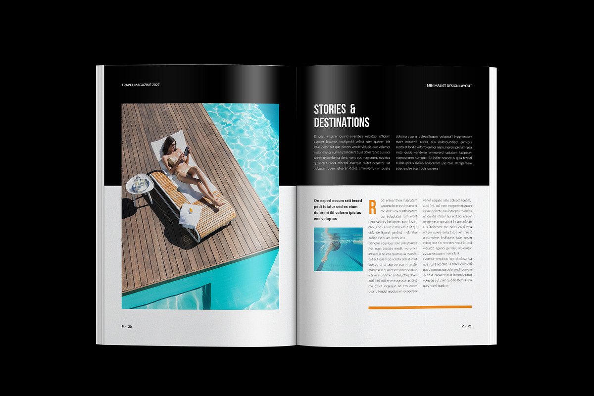 Travel Magazine Template, a Magazine Template by NorthPeak (Photo 10 of 14)