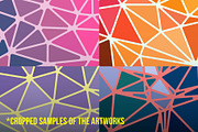 Triangle Mesh Textures Pack, a Texture Graphic by fukomoku (Thumbnail 8 of 9)
