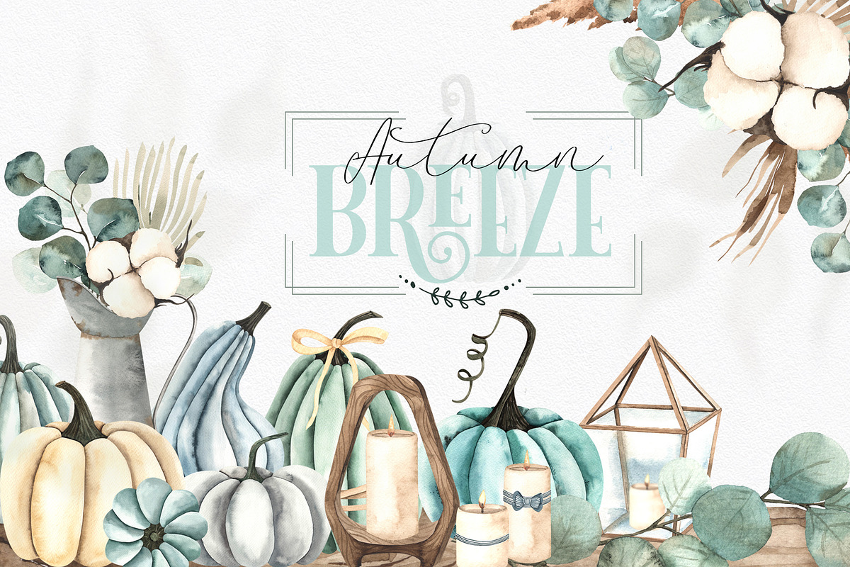 Autumn Breeze. Watercolor collection, an Object Graphic by Ana-Sakuta (Photo 1 of 20)