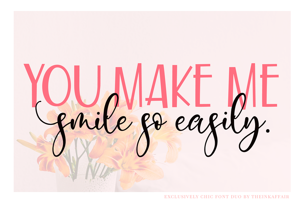 Exclusively Chic Font Duo preview 4