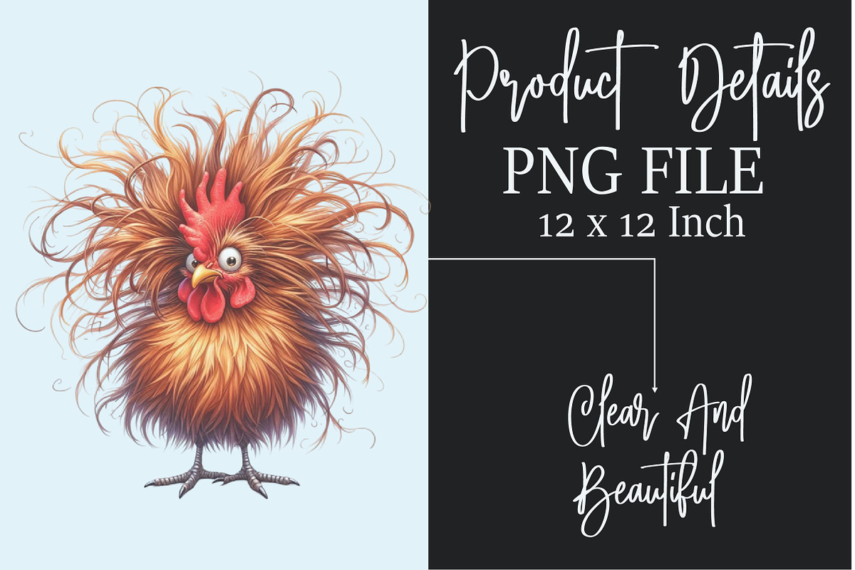 Watercolor Funny Chicken Clipart, a Seasonal Illustration by Rose Art (Photo 6 of 6)