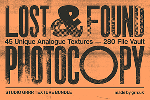 Lost & Found Photocopy Bundle, a Texture Graphic by Studio GRRR