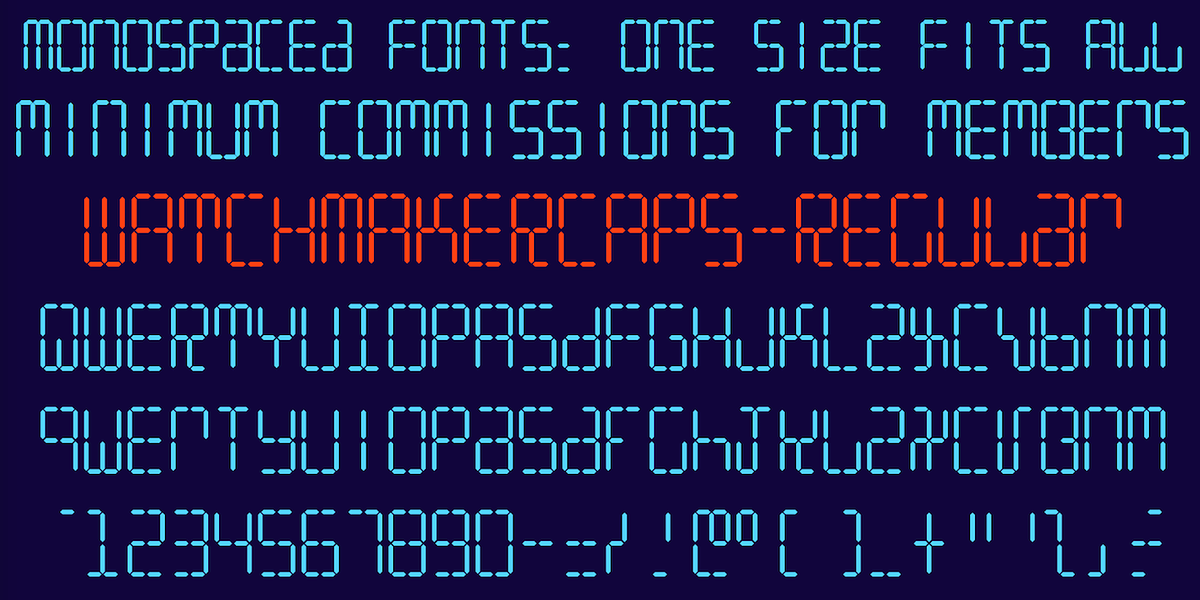Watchmaker, a Font by Ingrimayne Type (Photo 3 of 5)