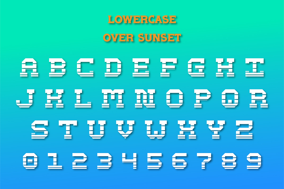 Over Sunset - Display Font, a Serif Font by Brown Cupple (Photo 3 of 6)