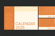 Modern Calendar 2025, a Stationery Template by Neermana (Thumbnail 2 of 4)