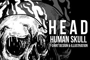 Head Human Skull Illustration