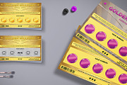 Small Lottery Ticket in Golden Style, a Card Template by Tzochko (Thumbnail 4 of 5)