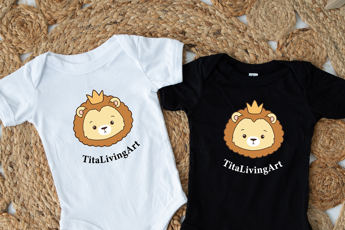 Lion dad SVG, Father's day, an Animal Illustration by TitaLivingArt (Photo 7 of 9)