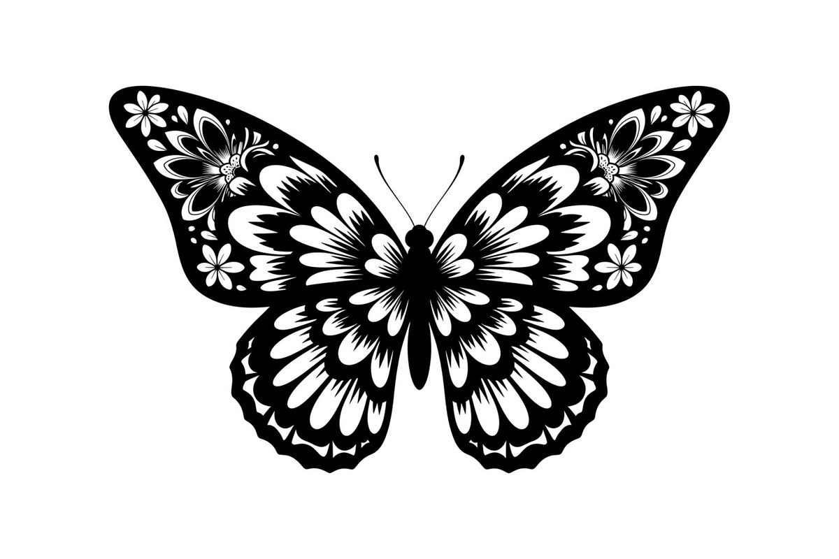 Butterfly Silhouette SVG Bundle, an Illustration by Gaye Art (Photo 21 of 31)