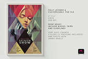 Minimalistic Party/Show Flyer 03, a Flyer Template by MIIM (Thumbnail 4 of 4)