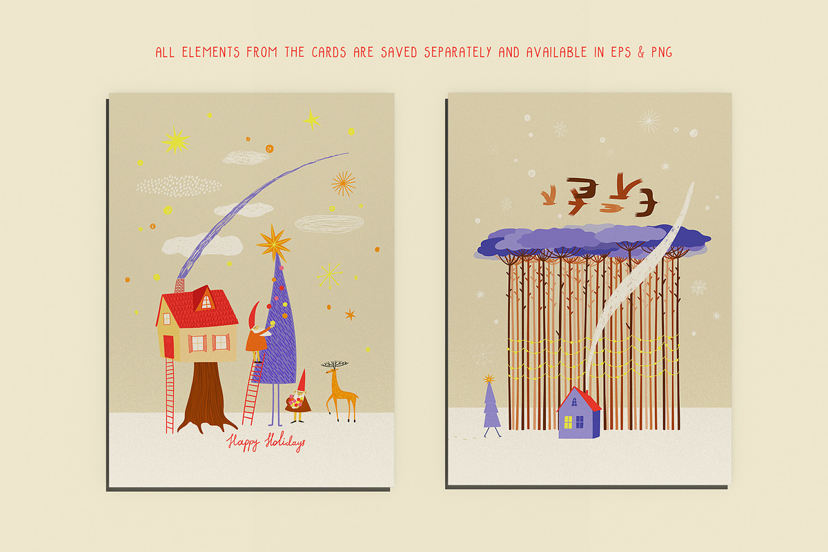 And here is Christmas, a Seasonal Illustration by Annakniaz (Photo 7 of 14)