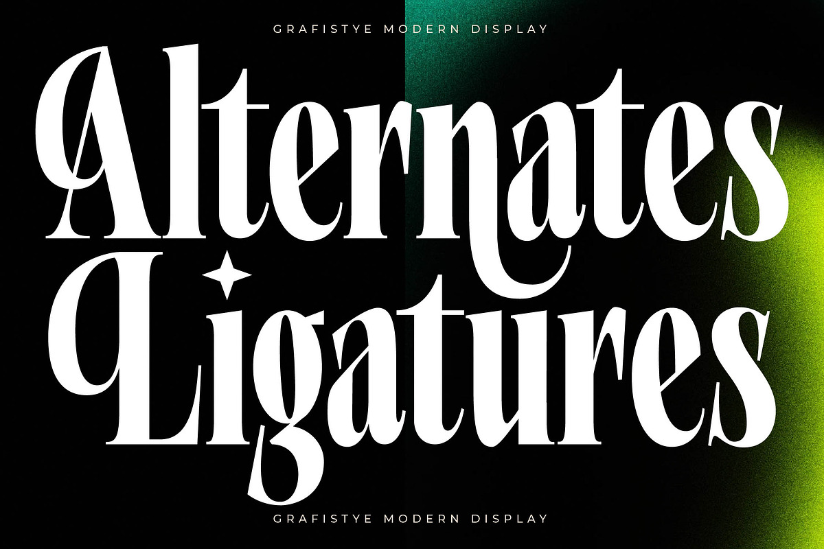 Grafistye Modern Display Serif Font, a Serif Font by timelesstype.co (Photo 10 of 20)