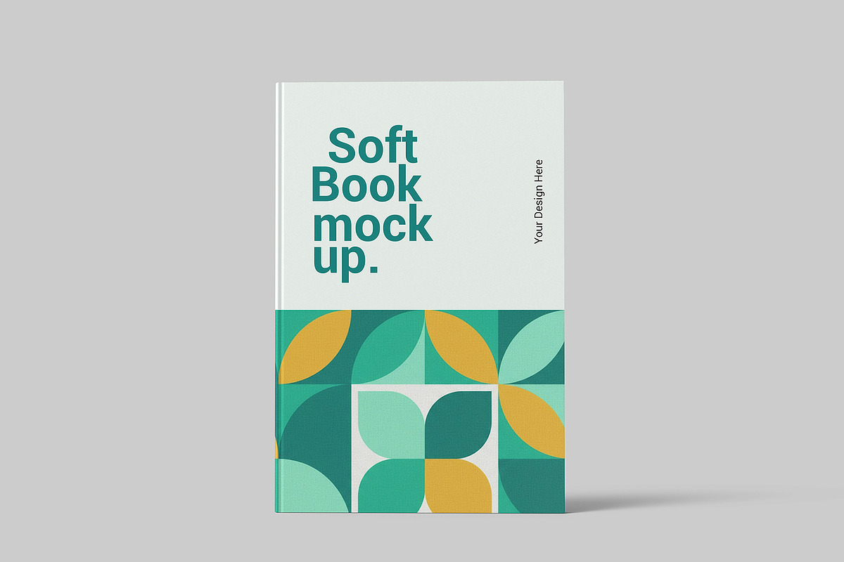 Standing Softcover Book Mockup