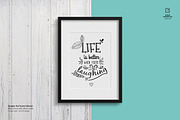 Frame Generator Mockup Set, a Print Template by Creatsy (Thumbnail 9 of 15)