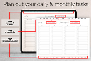 Dated Digital Planner 2021-2022