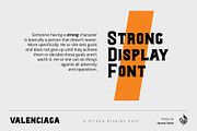 Valenciaga | Strong Display Font, a Font by Aluyeah Studio (Thumbnail 2 of 11)