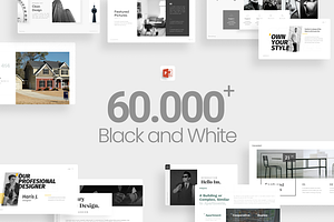 60.000+ Black and White Presentation