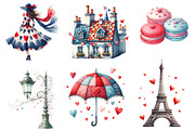 Parisian Valentine Day Clipart, an Illustration by Designworld (Thumbnail 4 of 5)