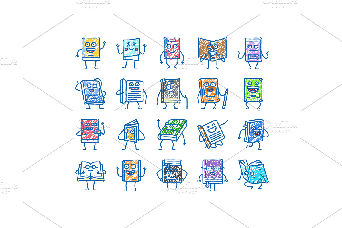 book character education library, an Object Illustration by pikepicture