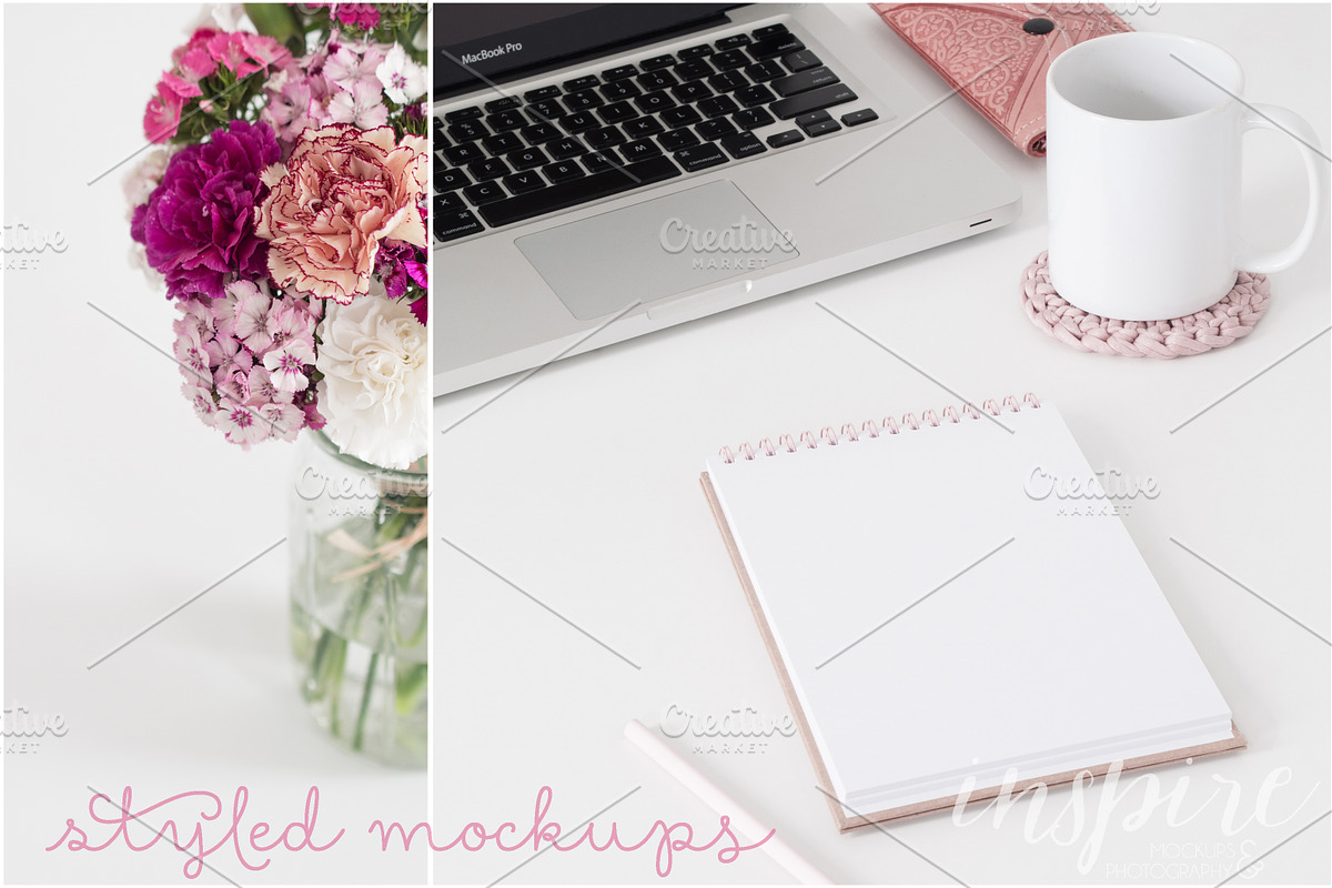 Spring Mockups & Styled Stock Bundle, a Cups & Container Mockup by Inspire Mockups (Photo 2 of 8)