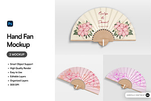 Hand Fan Mockup, a Product Mockup by SLAB! Design