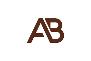 AB Monogram Business Logo. BA, a Branding & Logo Template by Vectorium Studio