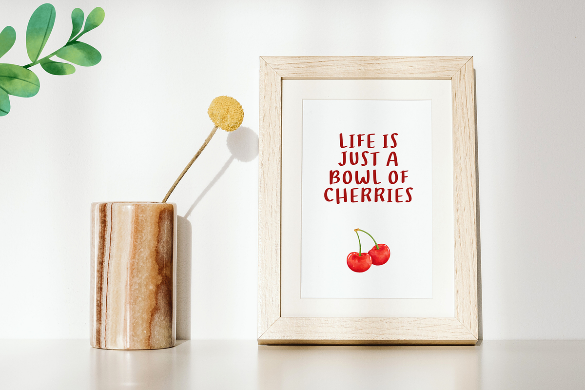 Cherry Swash Handwriting Font, a Handwritten Font by Suntype | Sunshine Std (Photo 4 of 9)