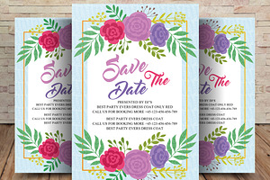 Save the Date Card, a Card Template by graphicforest