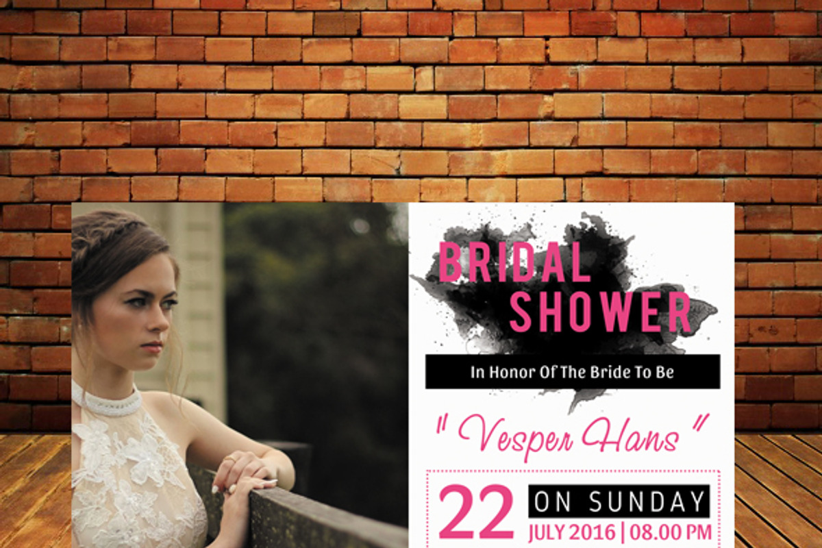 Bride Shower Card, an Invitation Template by Mariyana