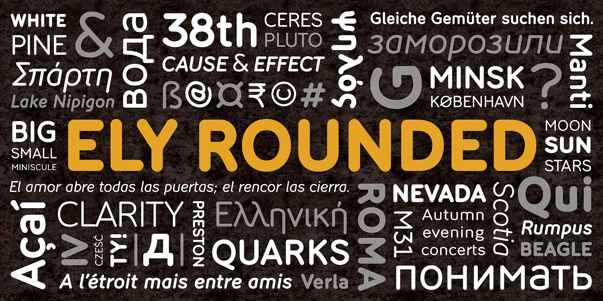 Ely Rounded, a Sans Serif Font by Cory Maylett Design (Photo 2 of 5)