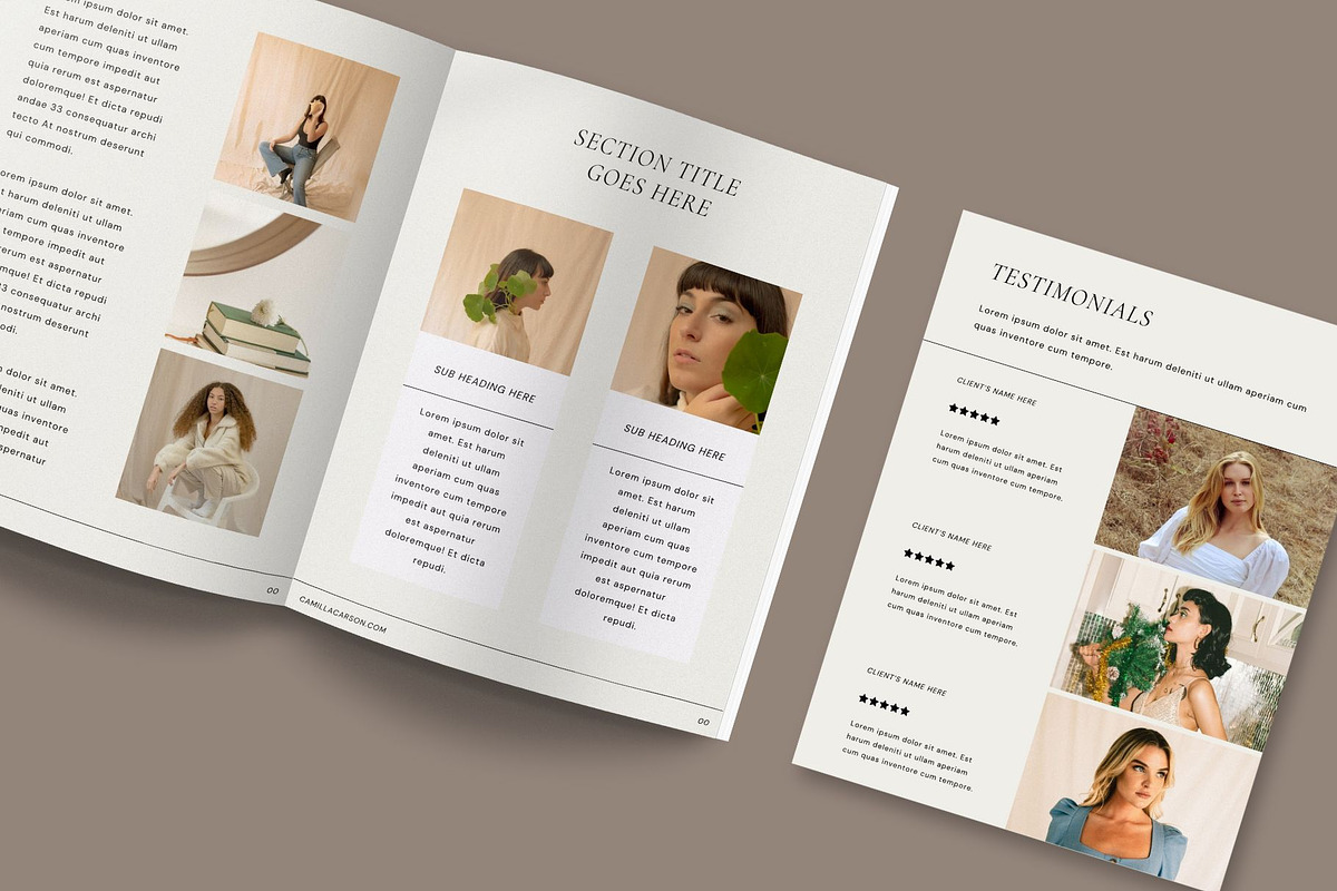 Workbook Canva Template | Subtle, a Print Template by BoldNStudio (Photo 10 of 10)