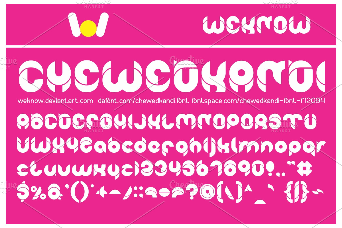 chewedkandi font