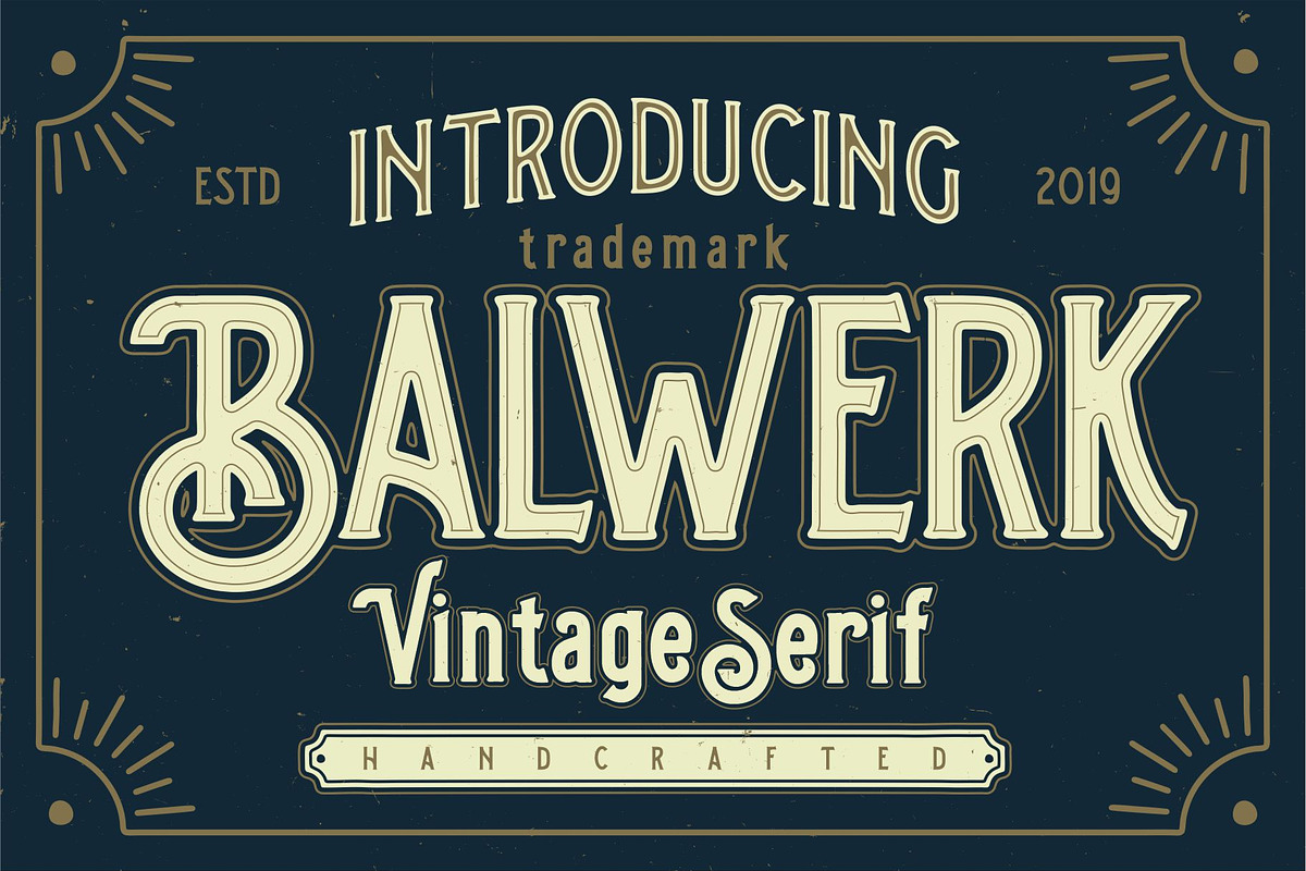 Balwerk - Vintage Serif, a Serif Font by Bentype Studio (Photo 1 of 8)