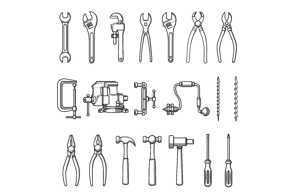 Rare antique and everyday tools, an Object Illustration by LogosDen (Photo 1 of 3)