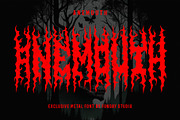 Ravenous - Death Metal Font, a Blackletter Font by Fonday Studio (Thumbnail 4 of 6)