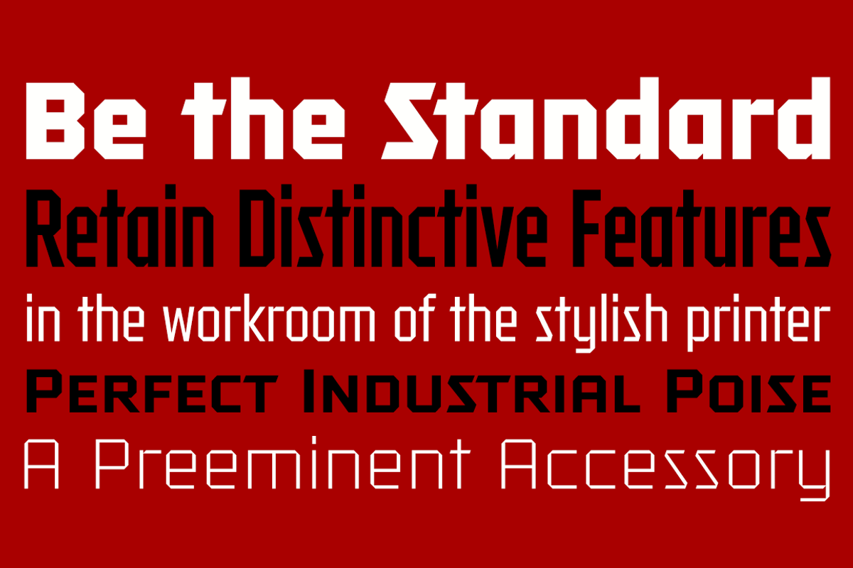 Tradesman Collection, a Sans Serif Font by GRYPE (Photo 5 of 6)