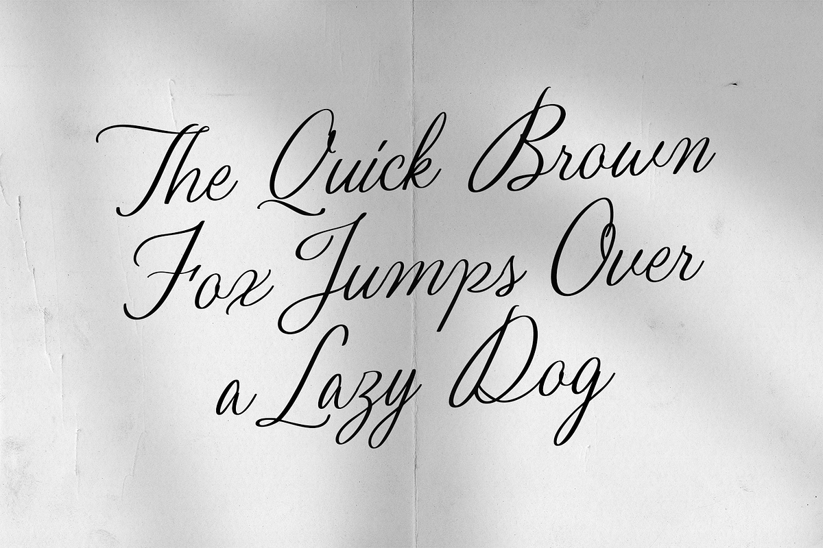 Quishine - Classic Handwritten Font, a Handwritten Font by Haps Space (Photo 2 of 14)