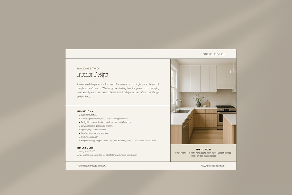 Service Guide Interior Designers, a Templates & Theme by Edits Collection (Photo 3 of 10)