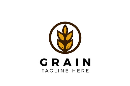 Wheat Grain Logo Design preview 2